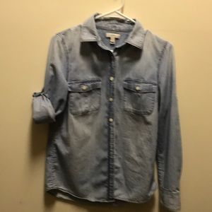 Chambray denim shirt
